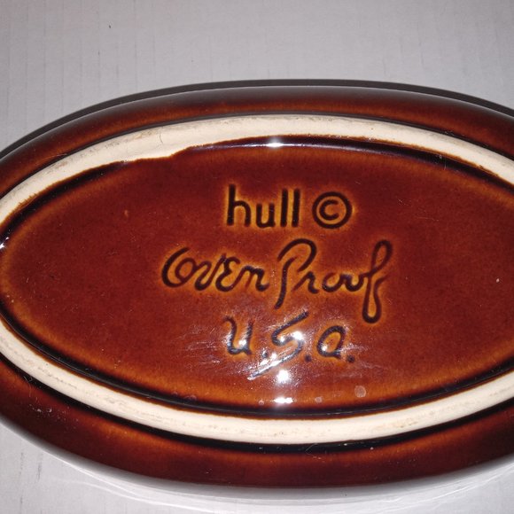 Hull Vintage casserole Kitchen Vintage Hull Casserole Dish Pottery